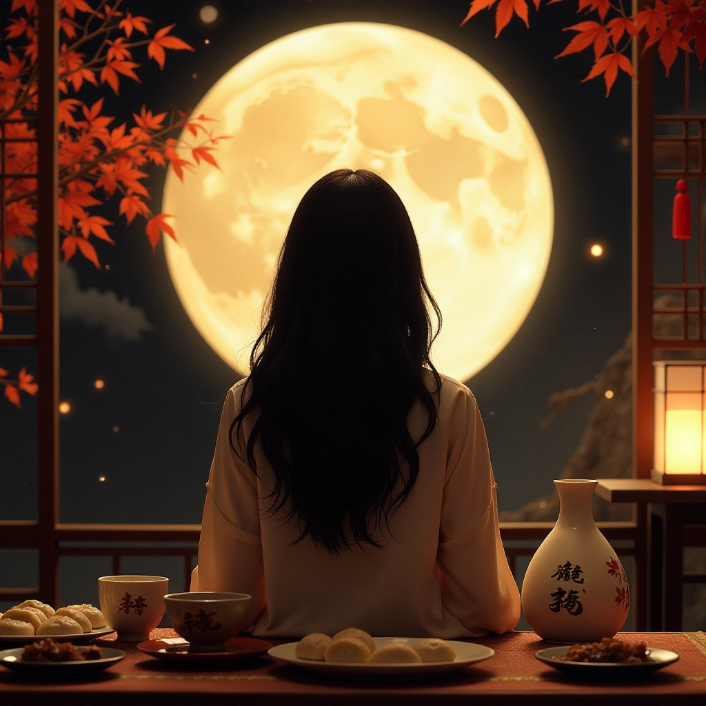 Tsuki - history, lore, and celebration. Tsukimi moon viewing Japanese culture