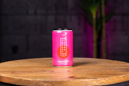 Pocket Sake by Tsuki: Sparkling Sake Sakura Rose Spritz